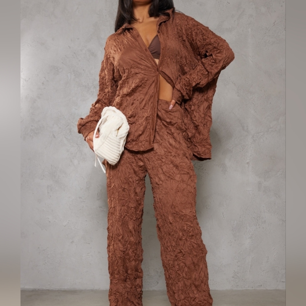 Chocolate Crinkle Texture 2Piece Set